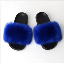 Load image into Gallery viewer, Colorful Fur Slides
