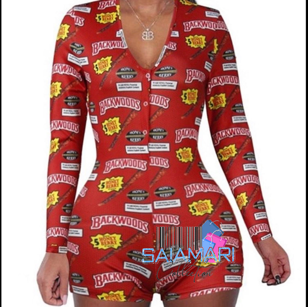 Backwoods Onesie (Red)